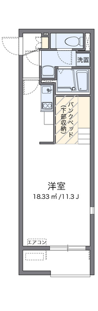 レオネクストポムールⅤ 間取り図