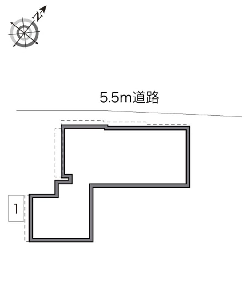 レオパレス宇田川町マンション 配置図