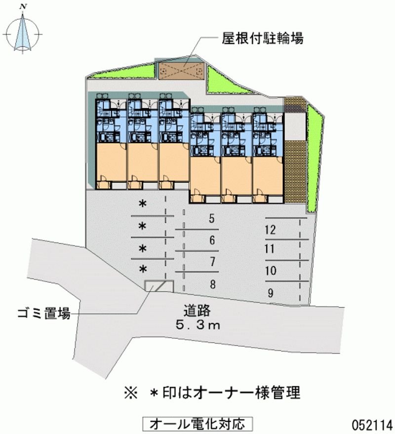 レオネクストうねの 月極駐車場