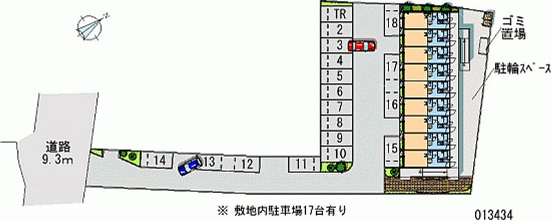 13434月租停車場