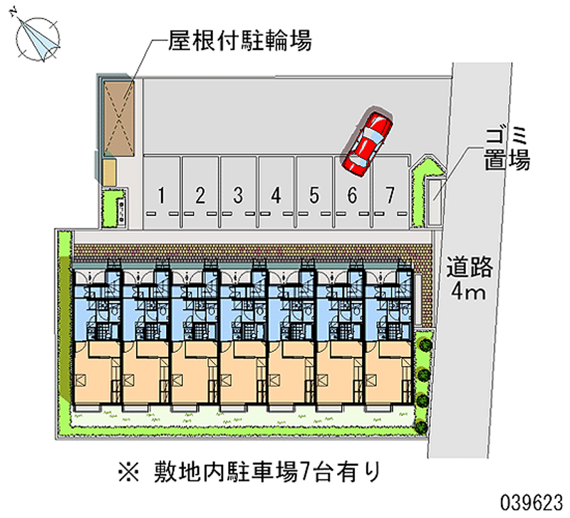 39623 Monthly parking lot