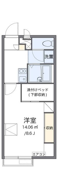 レオパレス伊達 間取り図