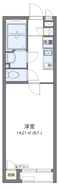 クレイノ欅 間取り図