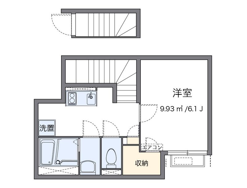 クレイノＬＡＢＯＯＮ下丸子 間取図
