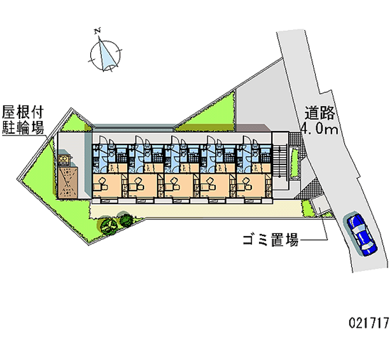 レオパレスバード 区画図