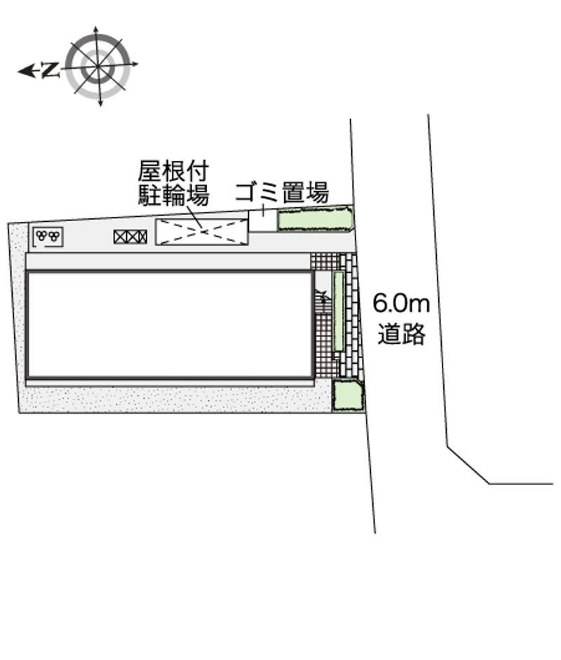 レオパレス田中殿 配置図