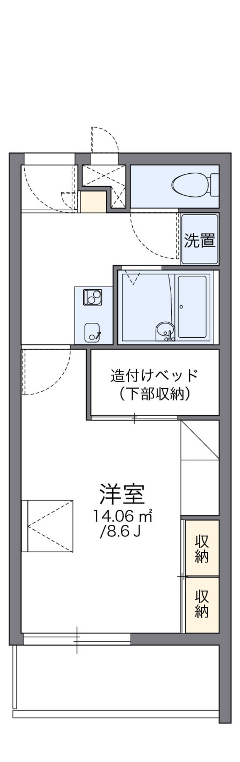 レオパレスＭ’ｓ　ｉｎｎⅡ 間取図
