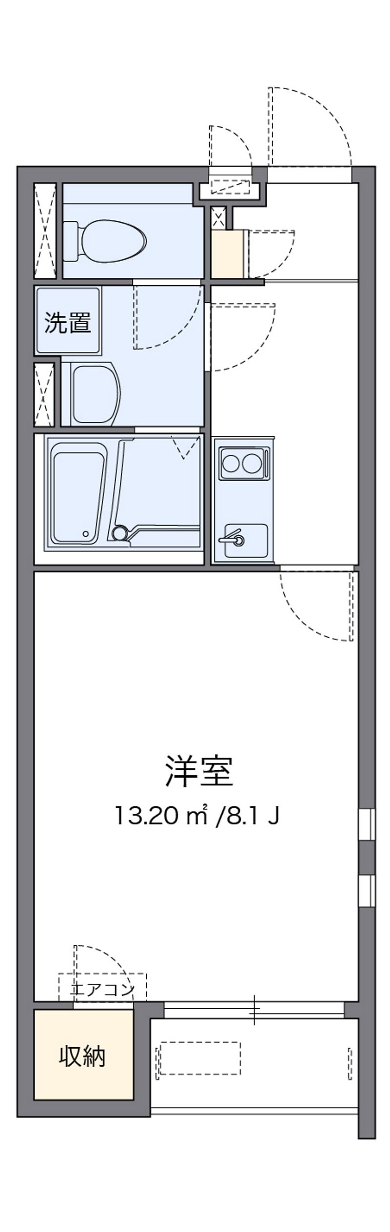 クレイノビッグアロー座間 間取図