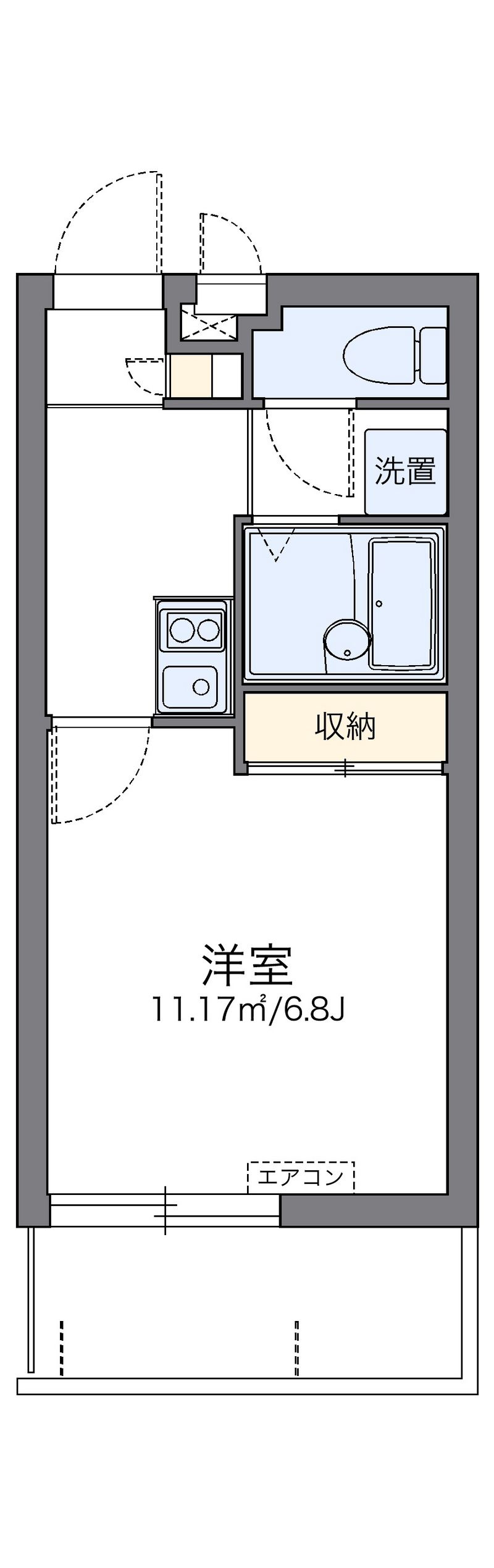 leopalace Mihara 평면도
