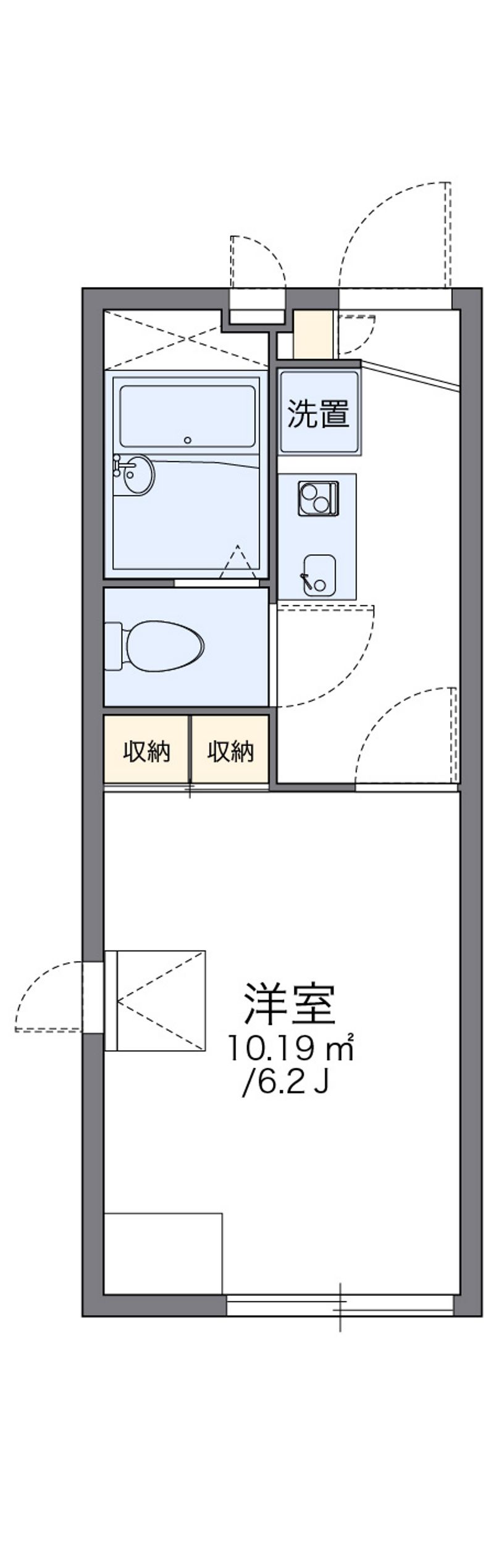 レオパレスＧＩＮＧＡ 間取り