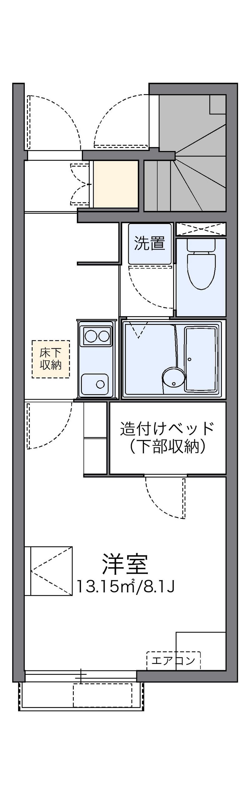 レオネクストＲ＆ＡⅡ 間取図