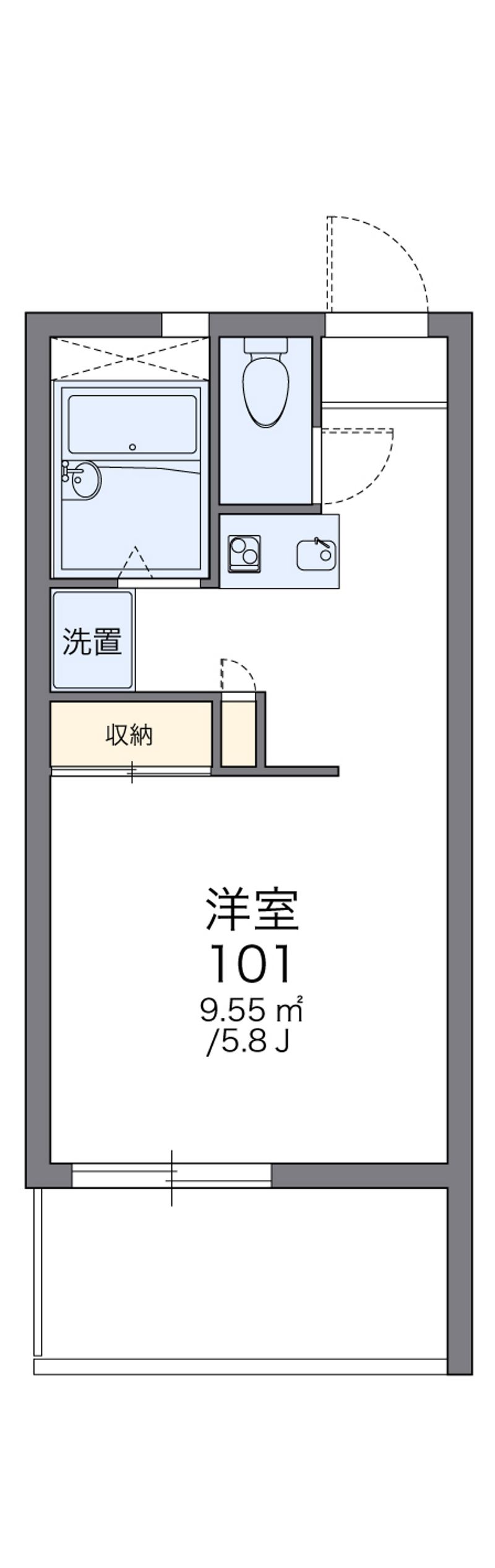 レオパレスＭＡＲＵＹＡ 間取図