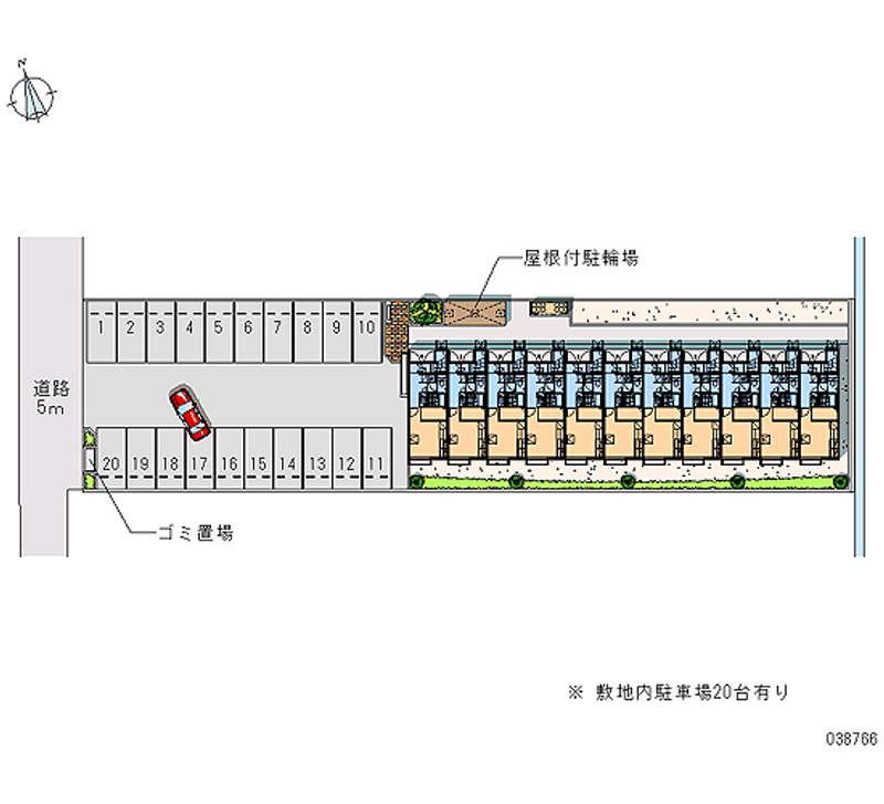 38766 bãi đậu xe hàng tháng