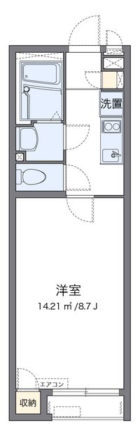 クレイノボヌール　テルマエ 間取り図