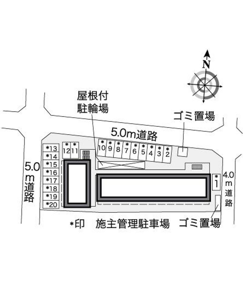 レオパレス菊井 配置図