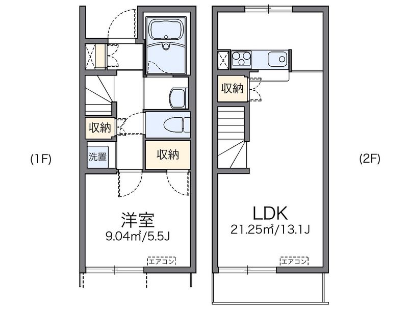 レオネクスト橋爪中サニー 間取図