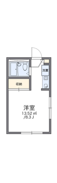 レオパレスランタナ 間取り図