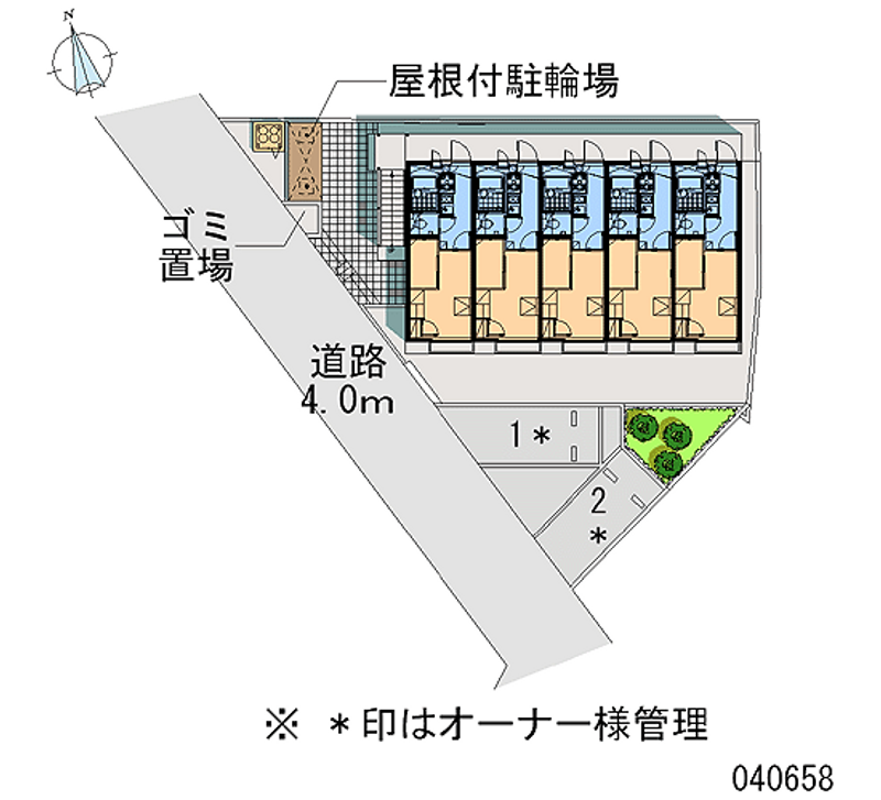 レオパレスイノウエ 区画図