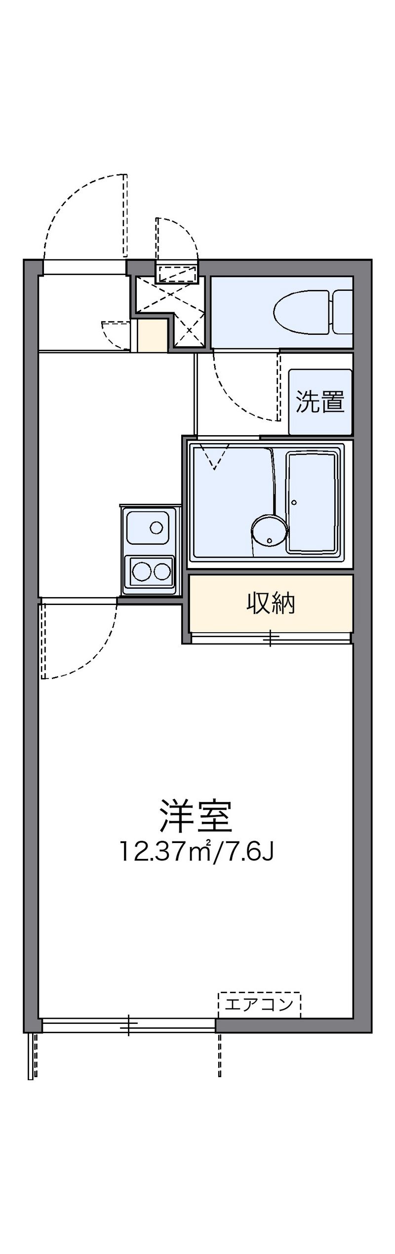 レオパレスグランヴィア東草津Ⅲ 間取図
