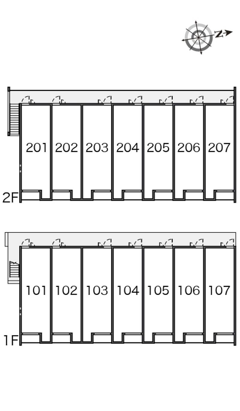 クレイノオーロラＨｏｍｅ 間取配置図