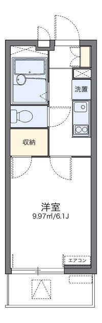 レオパレスフィオーレ船橋 間取り図