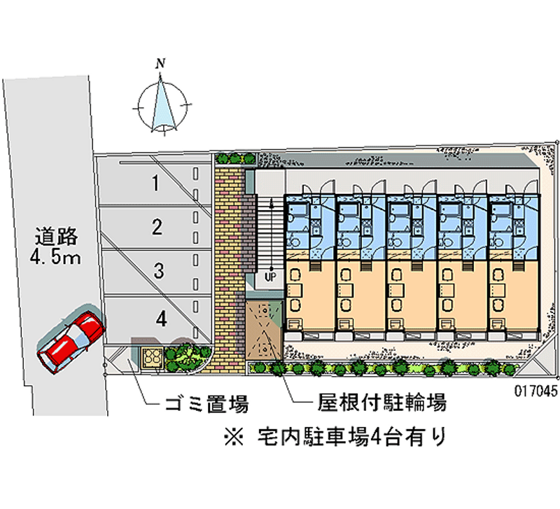 レオパレスメゾン秀 月極駐車場