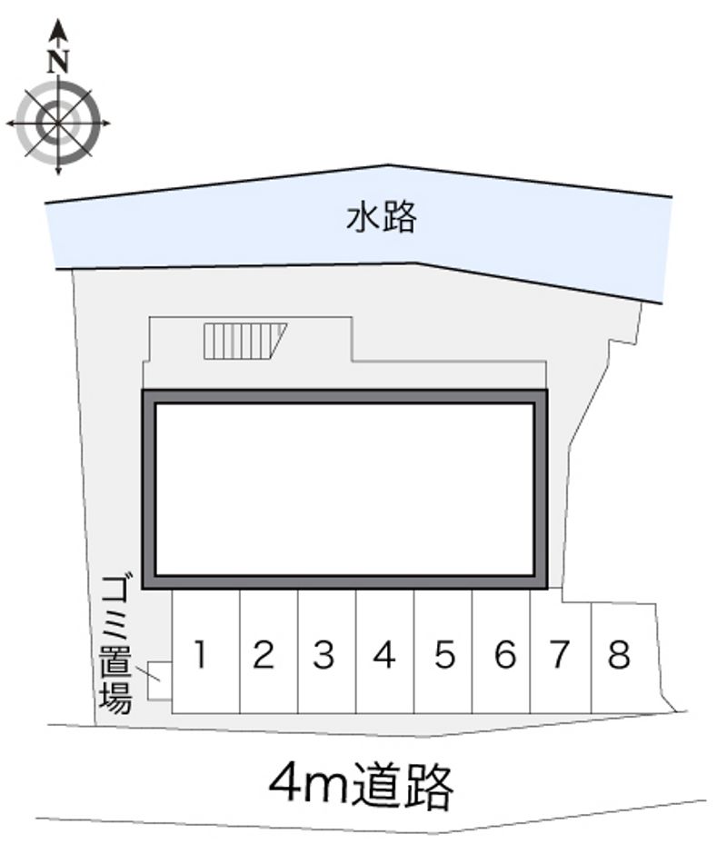 レオパレスマ・フレール 配置図