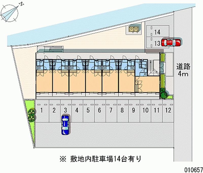 10657 Monthly parking lot