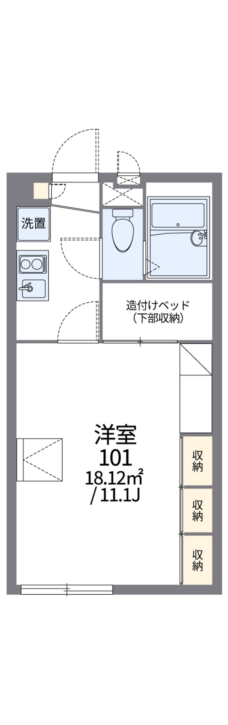 レオパレスマイスペース 間取り