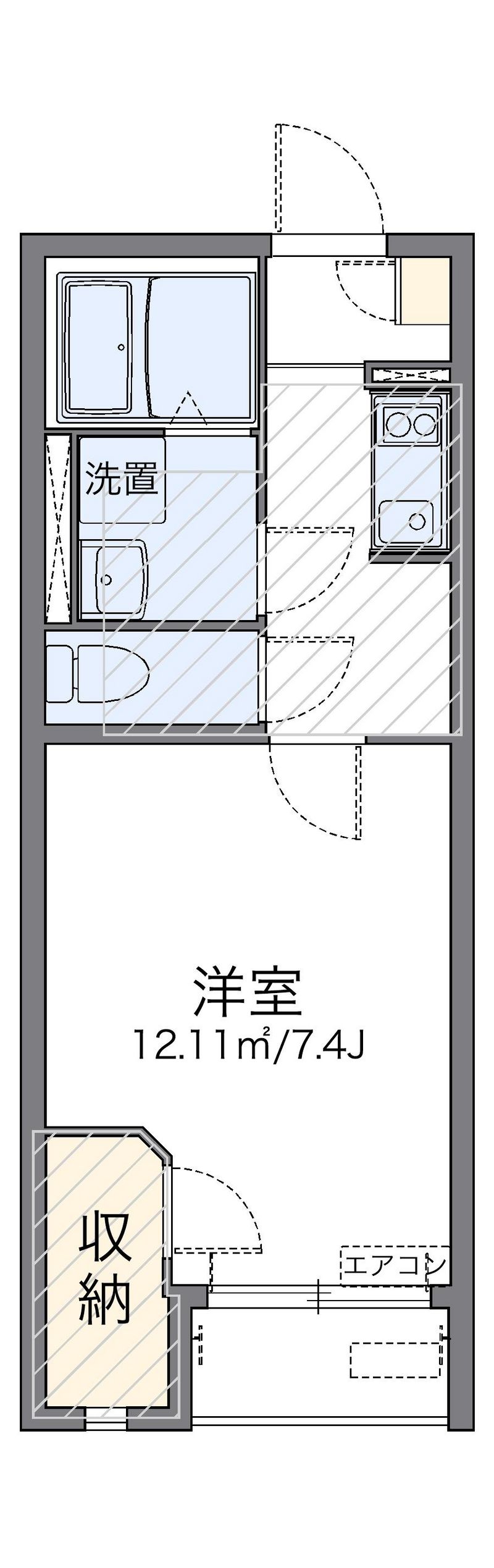 レオネクスト岡シティーパレス 間取り