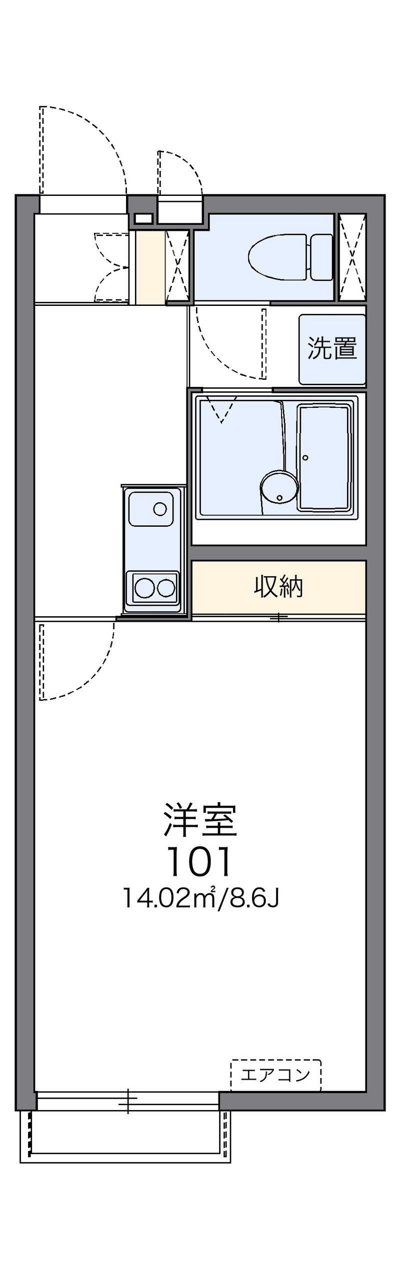 レオネクストルミエール　Ｎ 間取図