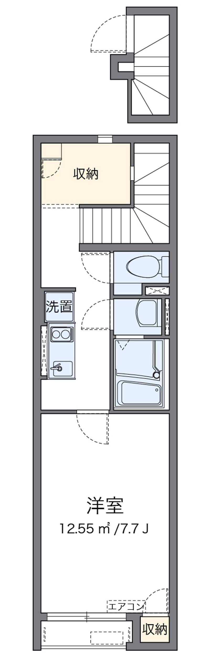 クレイノソレイユⅤ 間取図