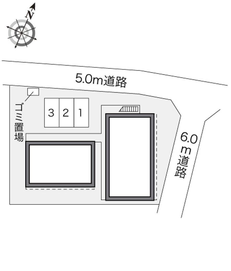 レオパレスＨ＆Ａマンション 配置図