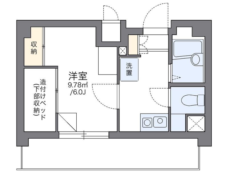 leopalace Udagawacho Mansion Floor plan