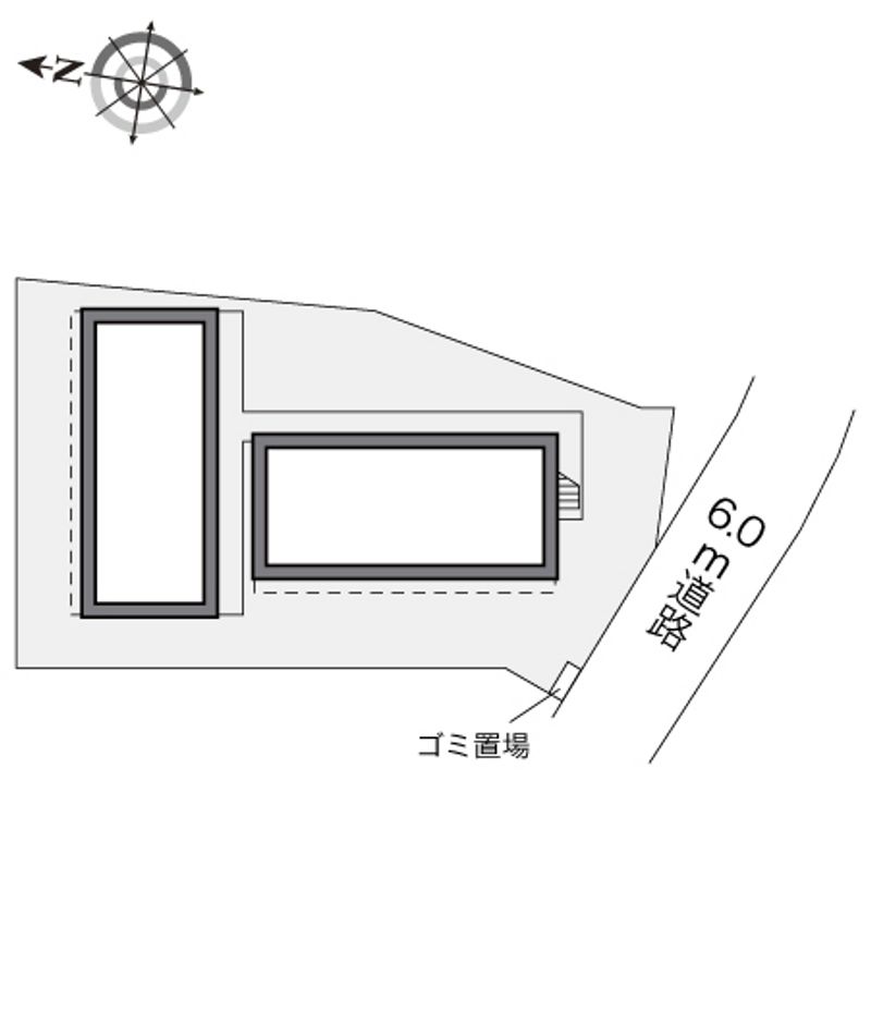 レオパレスペガサス１ 配置図