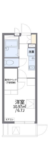 レオパレス椎の実４ 間取り図