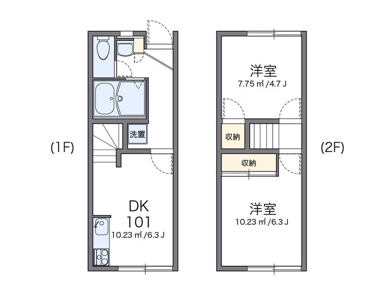 レオパレスラブ 間取図