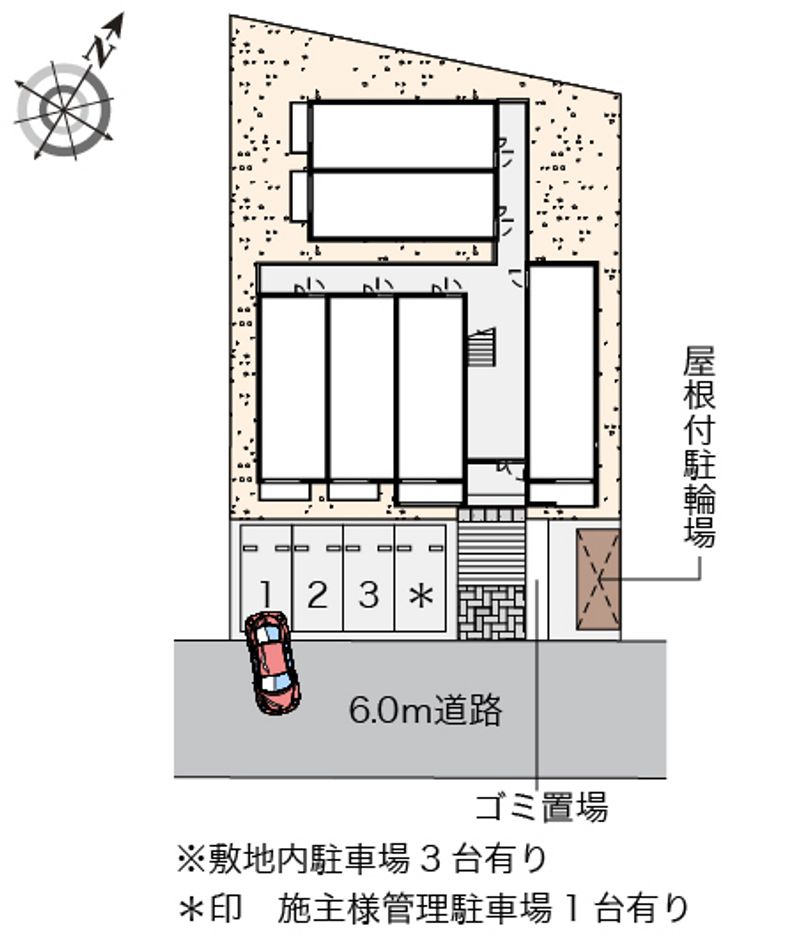 ミランダ光彩ＮＯＲＴＨ 配置図