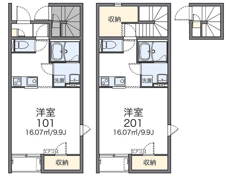 レオネクストピースフルミヅキ 間取図