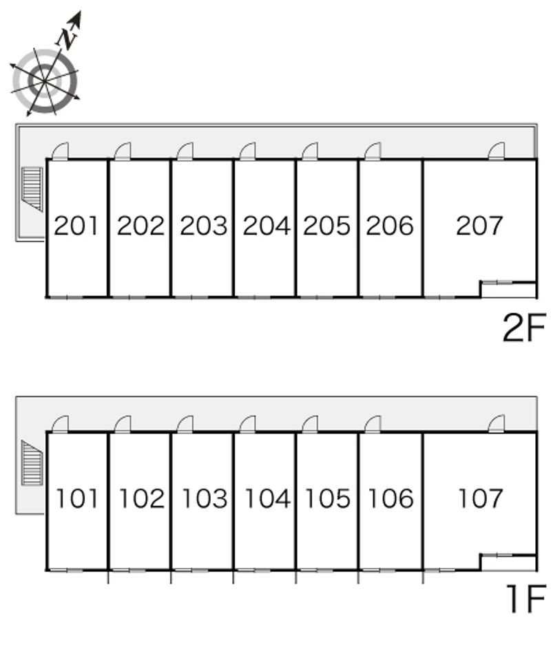 レオパレスタイム 間取配置図