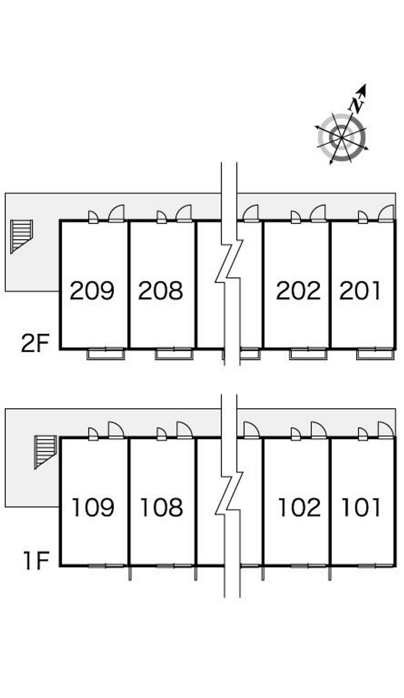レオパレスアイ 間取り配置図