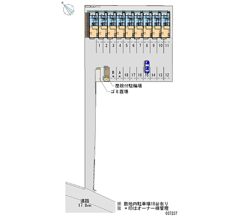 37237月租停車場