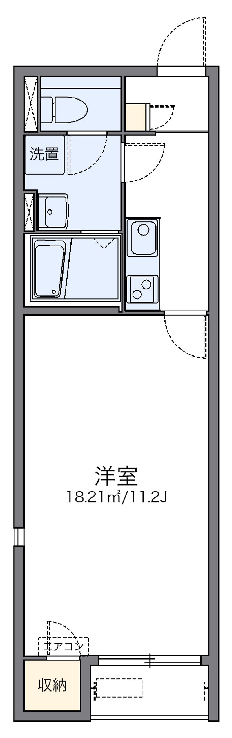 レオネクストクレール国分寺 間取図