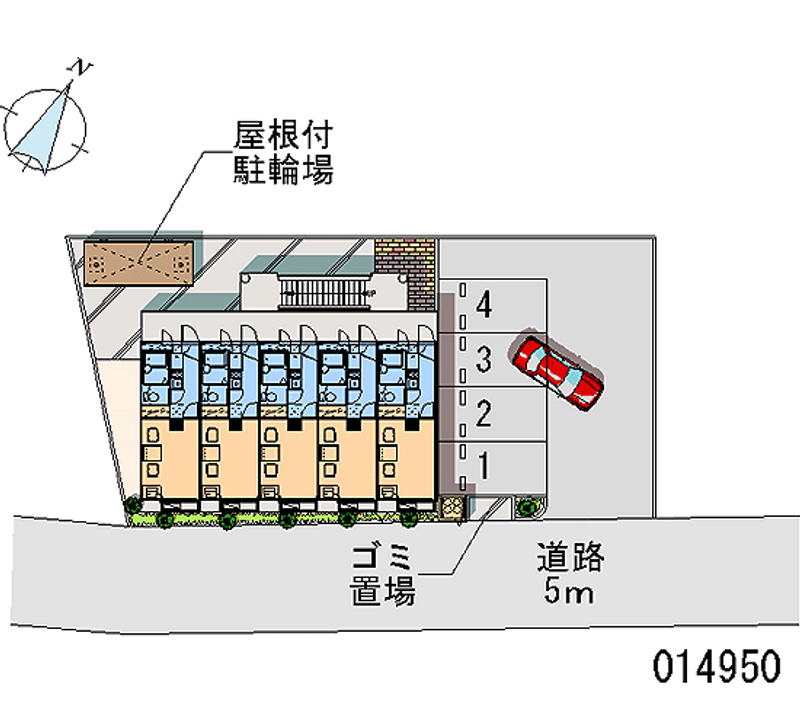 レオパレスマ・メゾン 月極駐車場