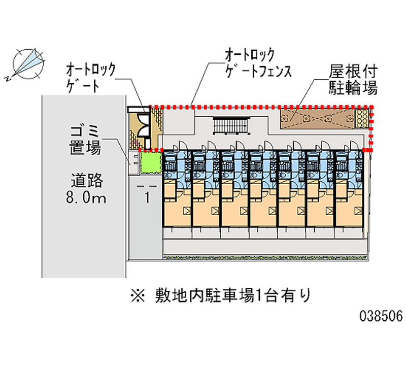 レオパレスエスペランザ 区画図
