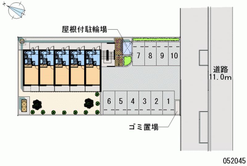 レオパレスレジデンス桑江 月極駐車場
