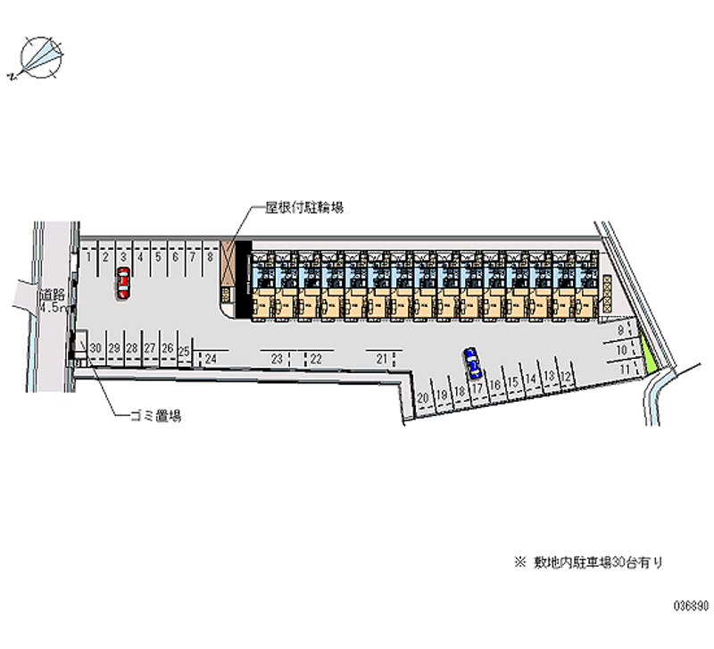 36890 bãi đậu xe hàng tháng