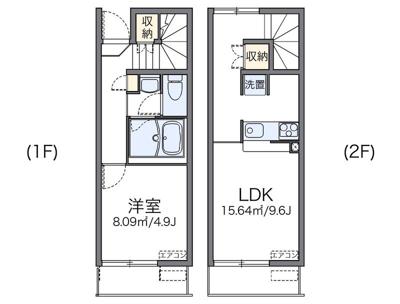 レオネクストフルール 間取図