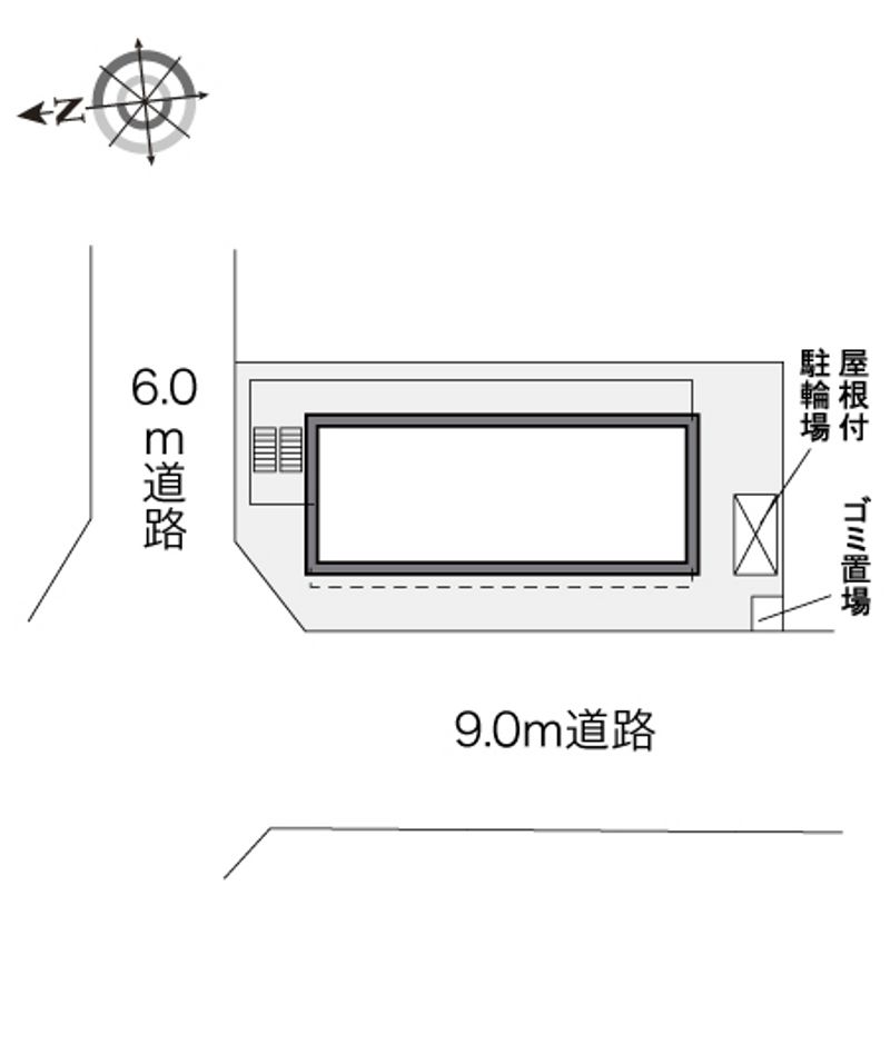 レオパレス高島町 配置図