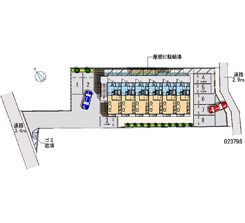 レオパレス総和 月極駐車場